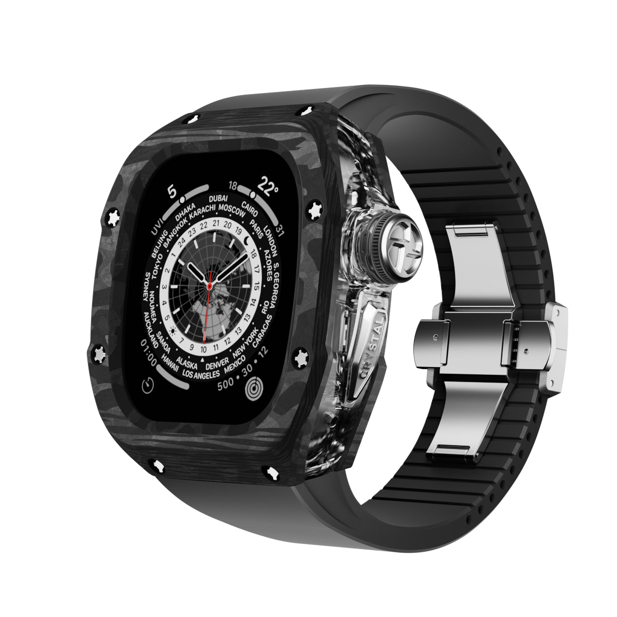 RM7010 Crysta Series - Dark Apple Watch Case