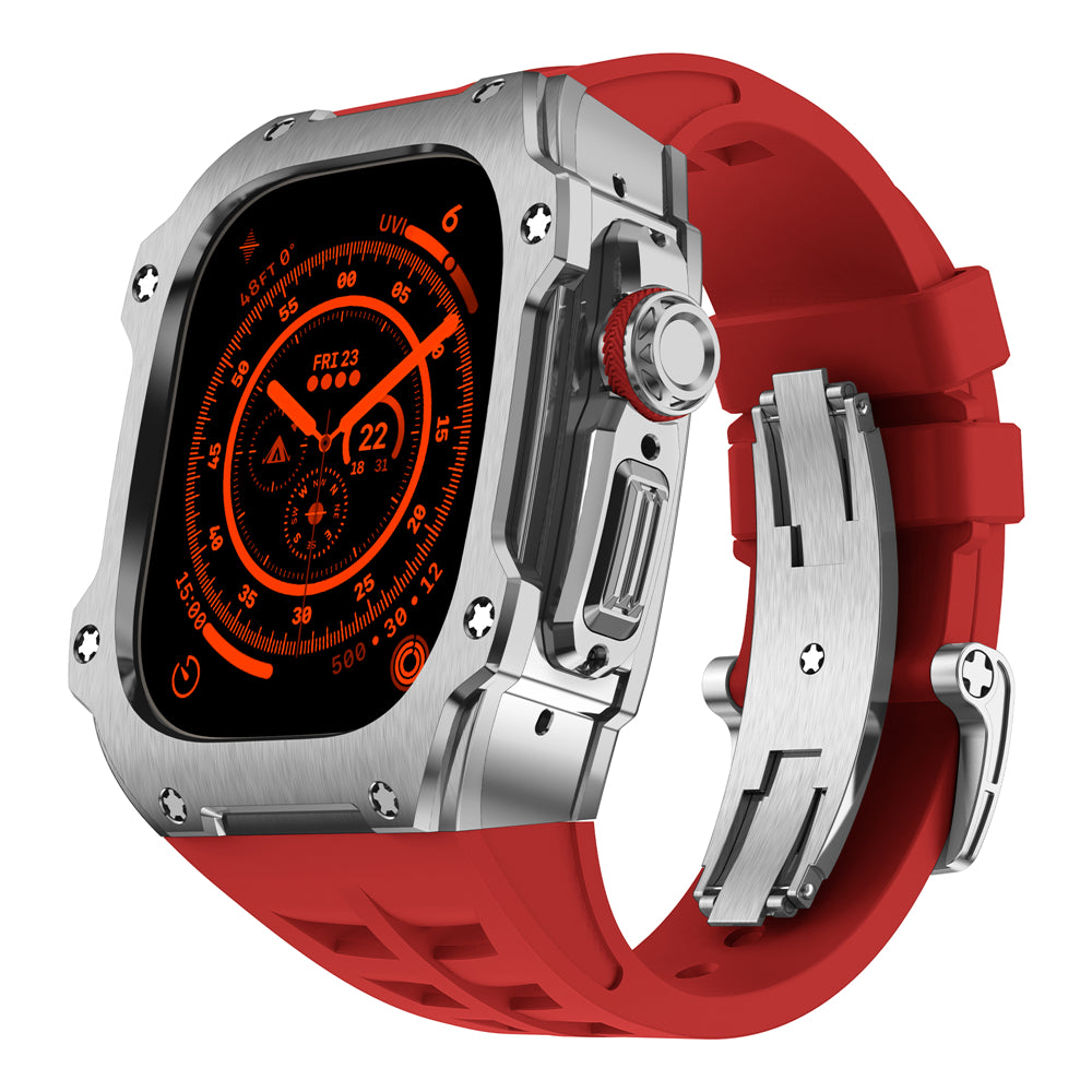 RM7015 Series - Silver Vanguard Apple Watch Ultra Case