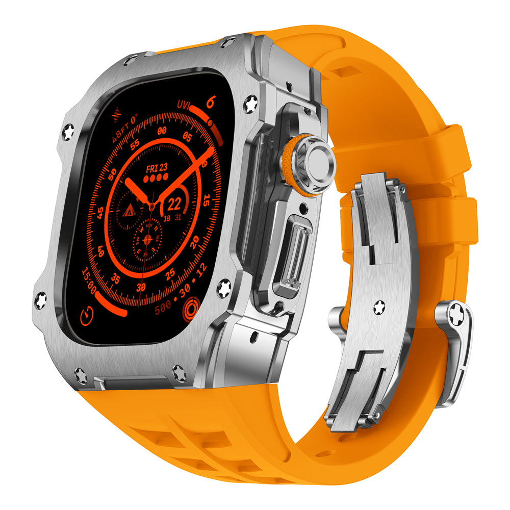 RM7015 Series - Silver Vanguard Apple Watch Ultra Case