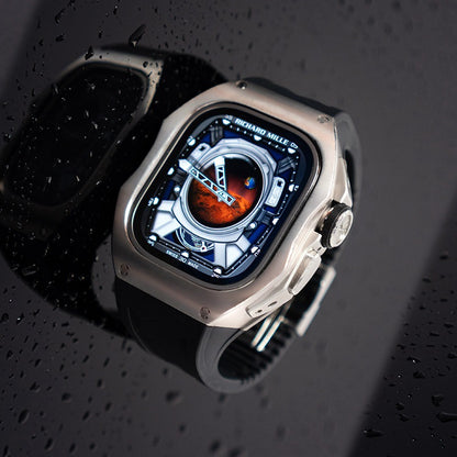 RM9005 Series - Silver Racing Apple Watch Ultra Case