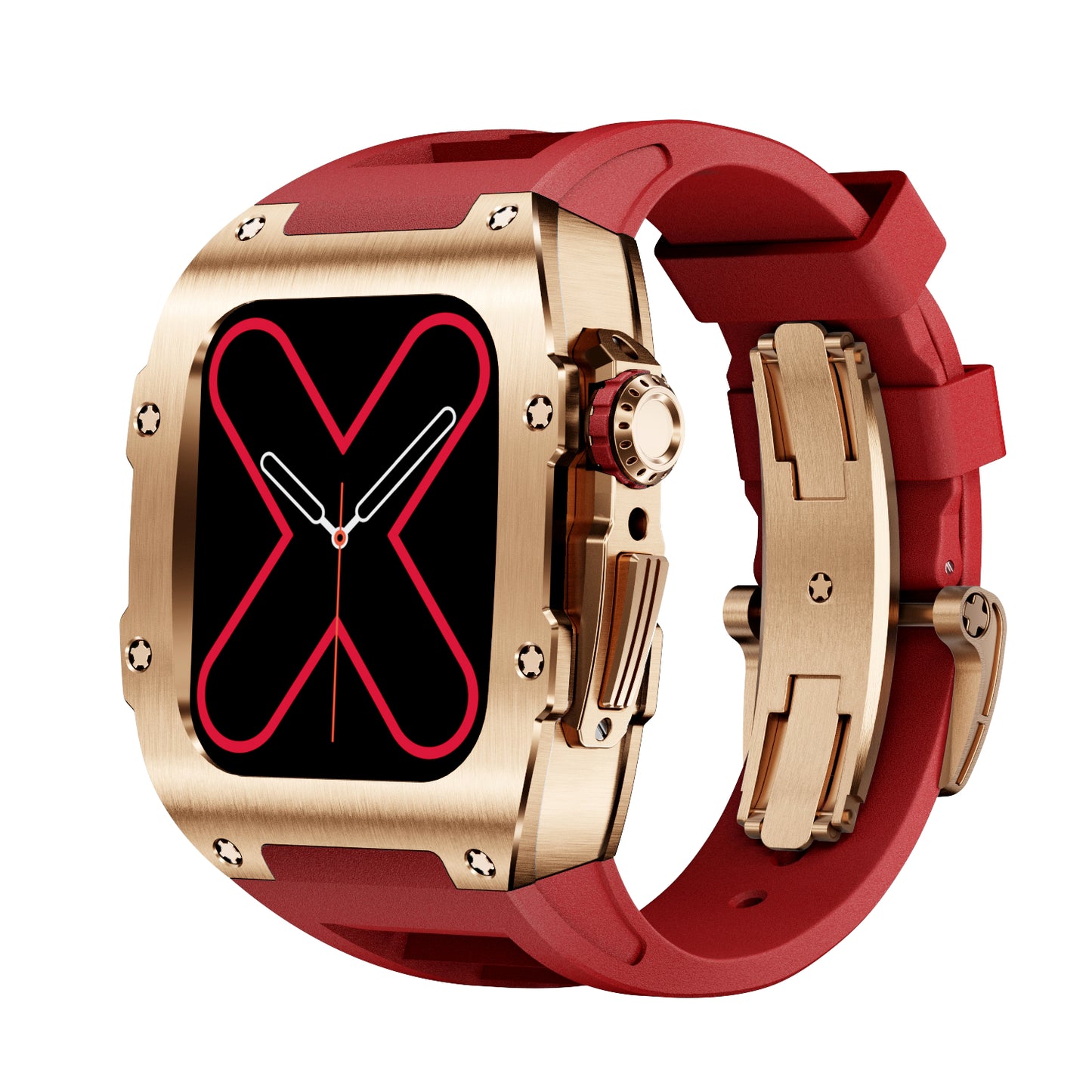 RM7002 Series - Golden Tank Apple Watch Case