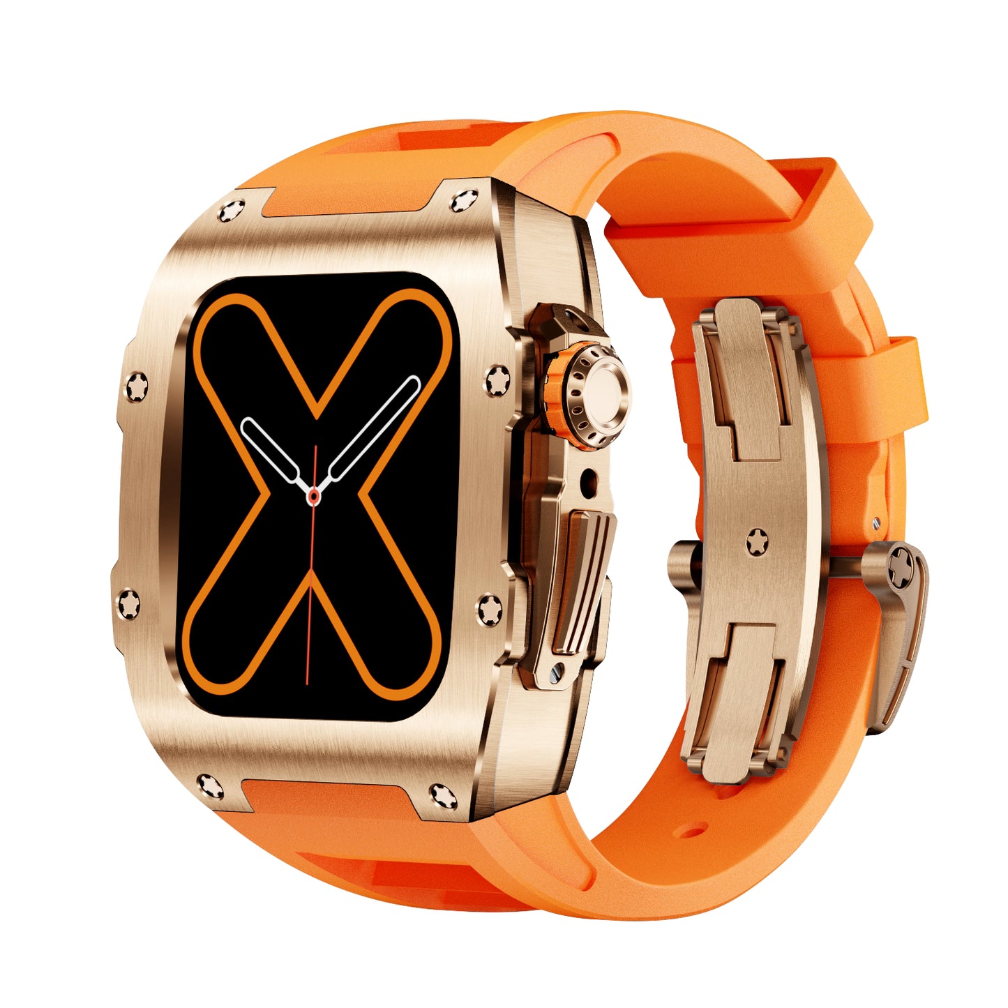 RM7002 Series - Golden Tank Apple Watch Case