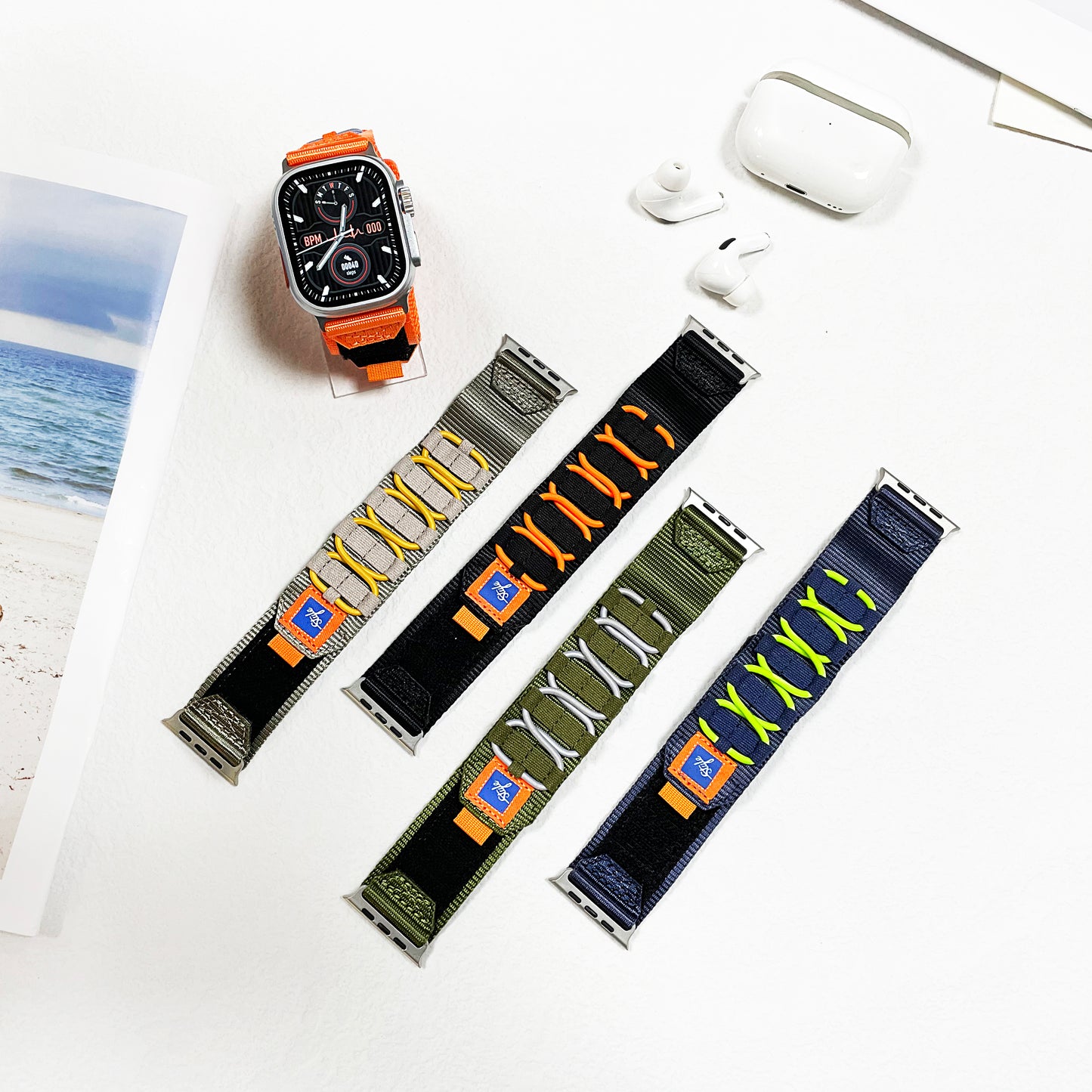 Designer Nylon Woven Band For Apple Watch