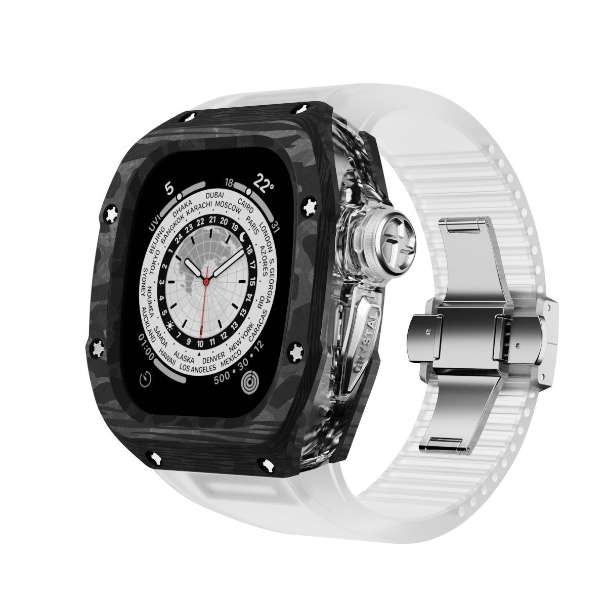 RM7010 Crysta Series - Dark Apple Watch Case