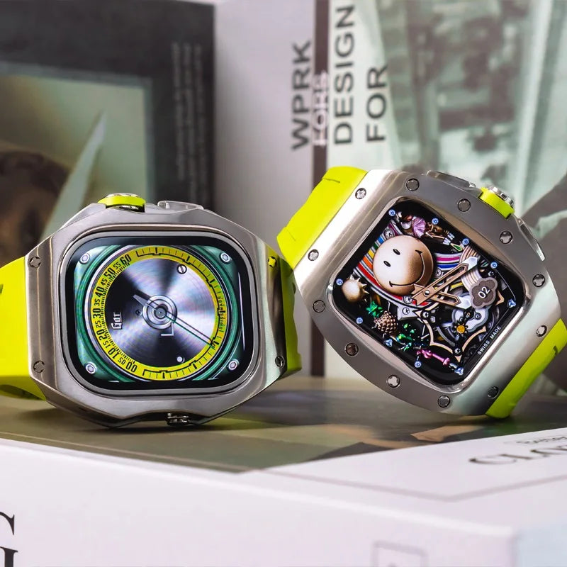 RM9005 Series - Silver Racing Apple Watch Ultra Case