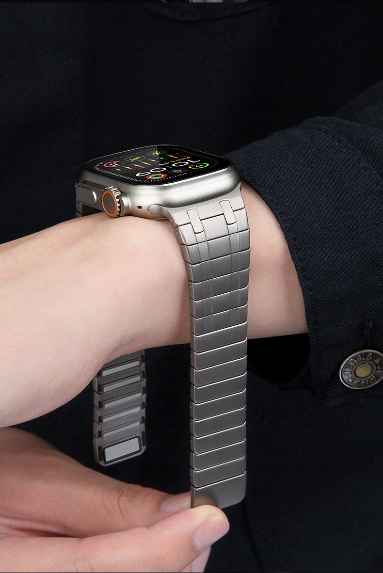 New Chain Magnetic Stainless Steel Band For Apple Watch