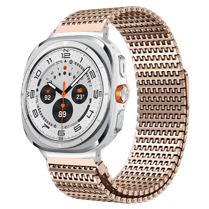 Domino Stainless Steel Magnet Band For Samsung Watch 7 Ultra