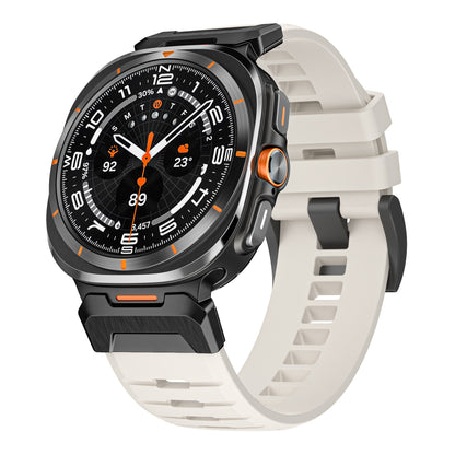 Mecha Style Fluororubber Band For Samsung Watch Ultra