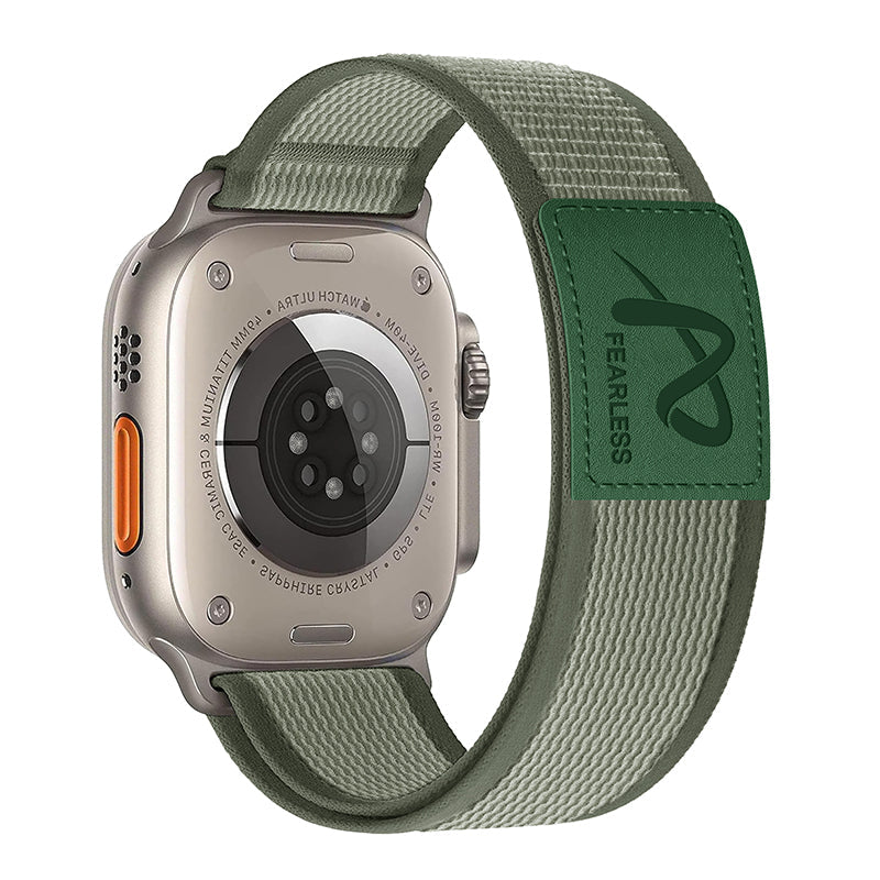 Leather Label Wild Trail Nylon Band For Apple Watch