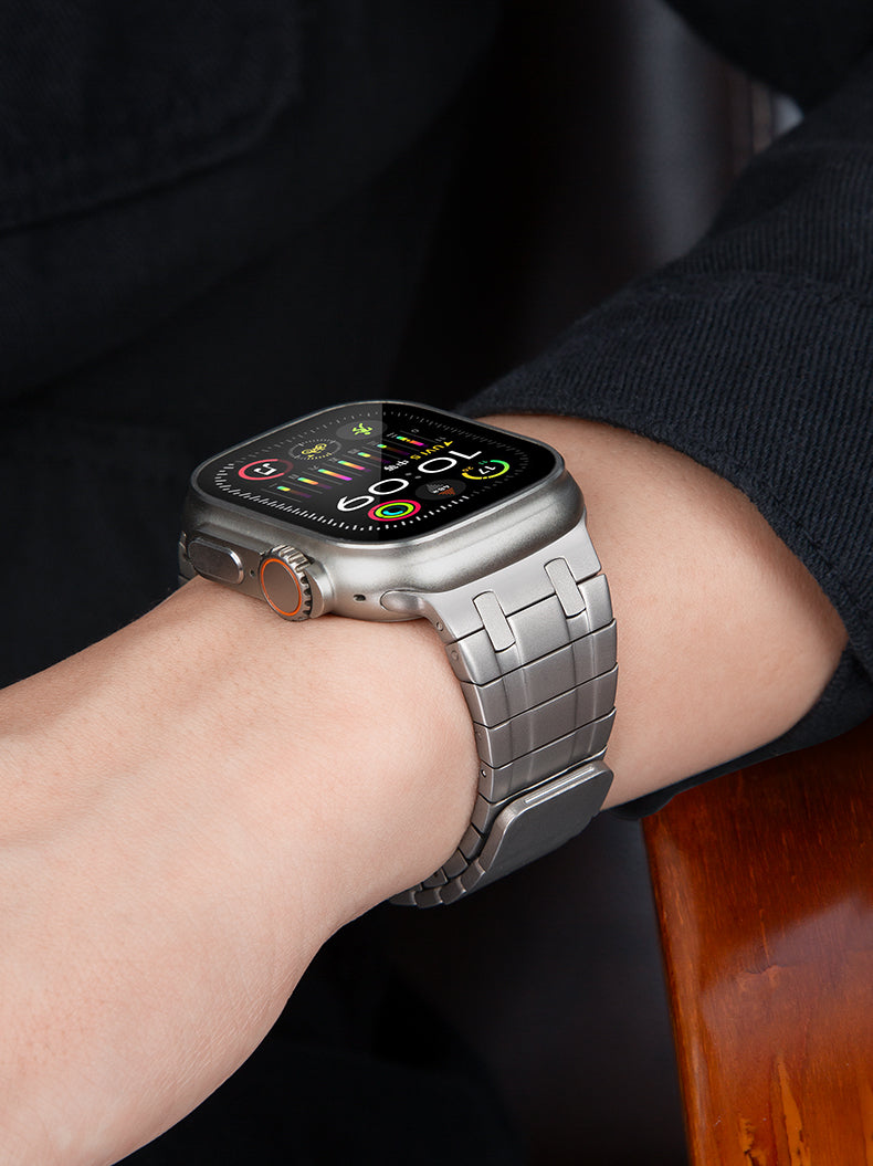 New Chain Magnetic Stainless Steel Band For Apple Watch