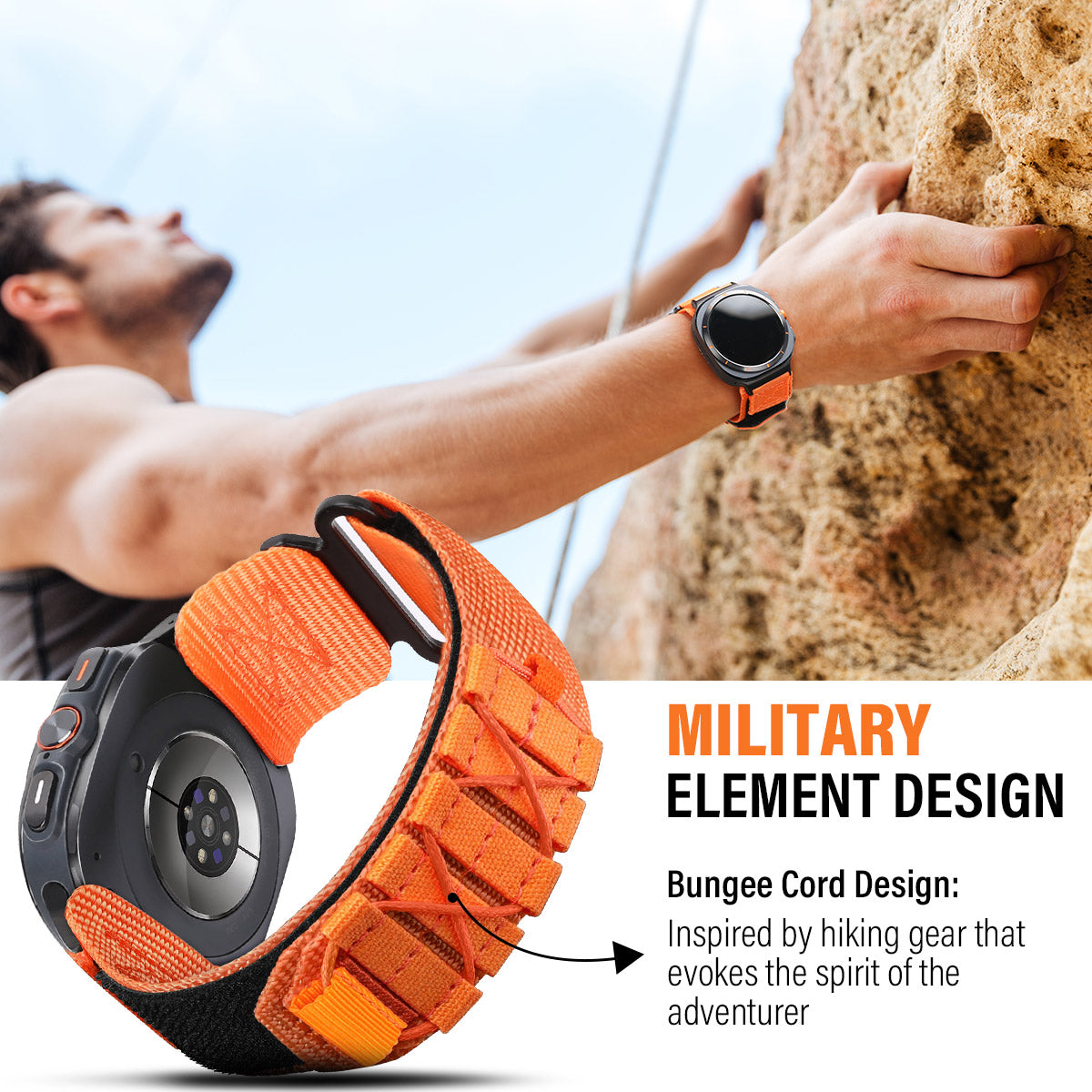 Tactical Nylon Band For Samsung Watch Ultra