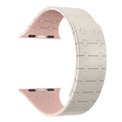 Two-Color Magnetic Silicone Band For Apple Watch