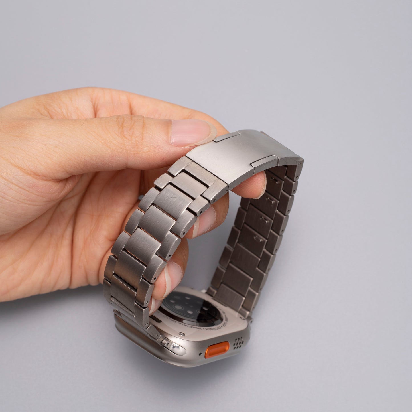 Titanium Triple Link Bracelet For Apple Watch