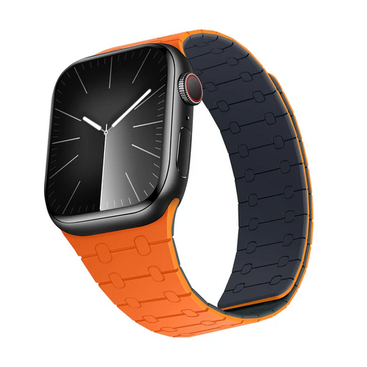 Two-Color Magnetic Silicone Band For Apple Watch