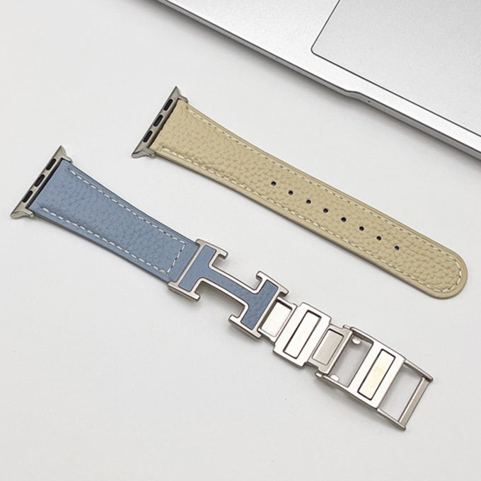 Leather Magnetic Lychee Pattern Band for Apple Watch