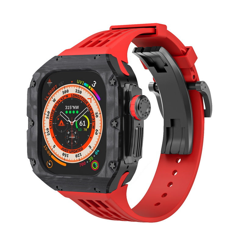 RM6003 Carbon Fiber Series - Dark Mountain Apple Watch Ultra Case