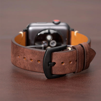 Premium Italian Leather Strap For Apple Watch