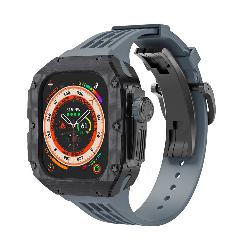 RM6003 Carbon Fiber Series - Dark Mountain Apple Watch Ultra Case