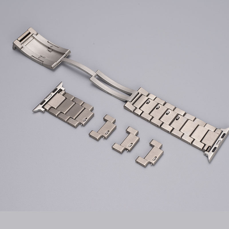 Titanium Triple Link Bracelet For Apple Watch