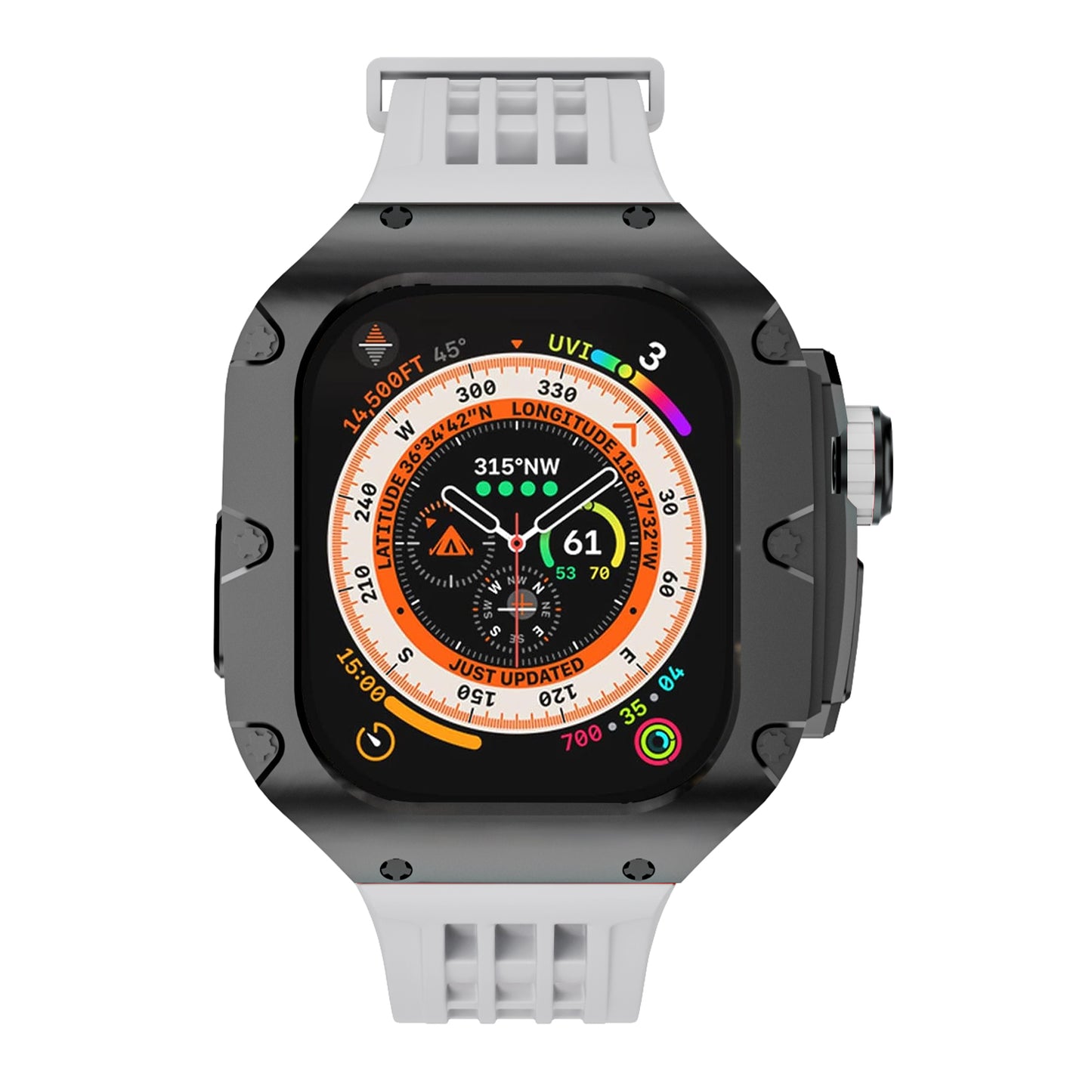 RM6003 Carbon Fiber Series - Dark Mountain Apple Watch Ultra Case