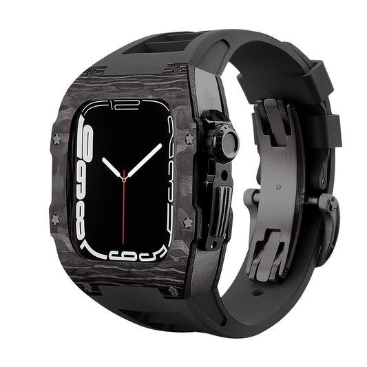 RM7002 Carbon Fiber Series - Dark Tank Apple Watch Case