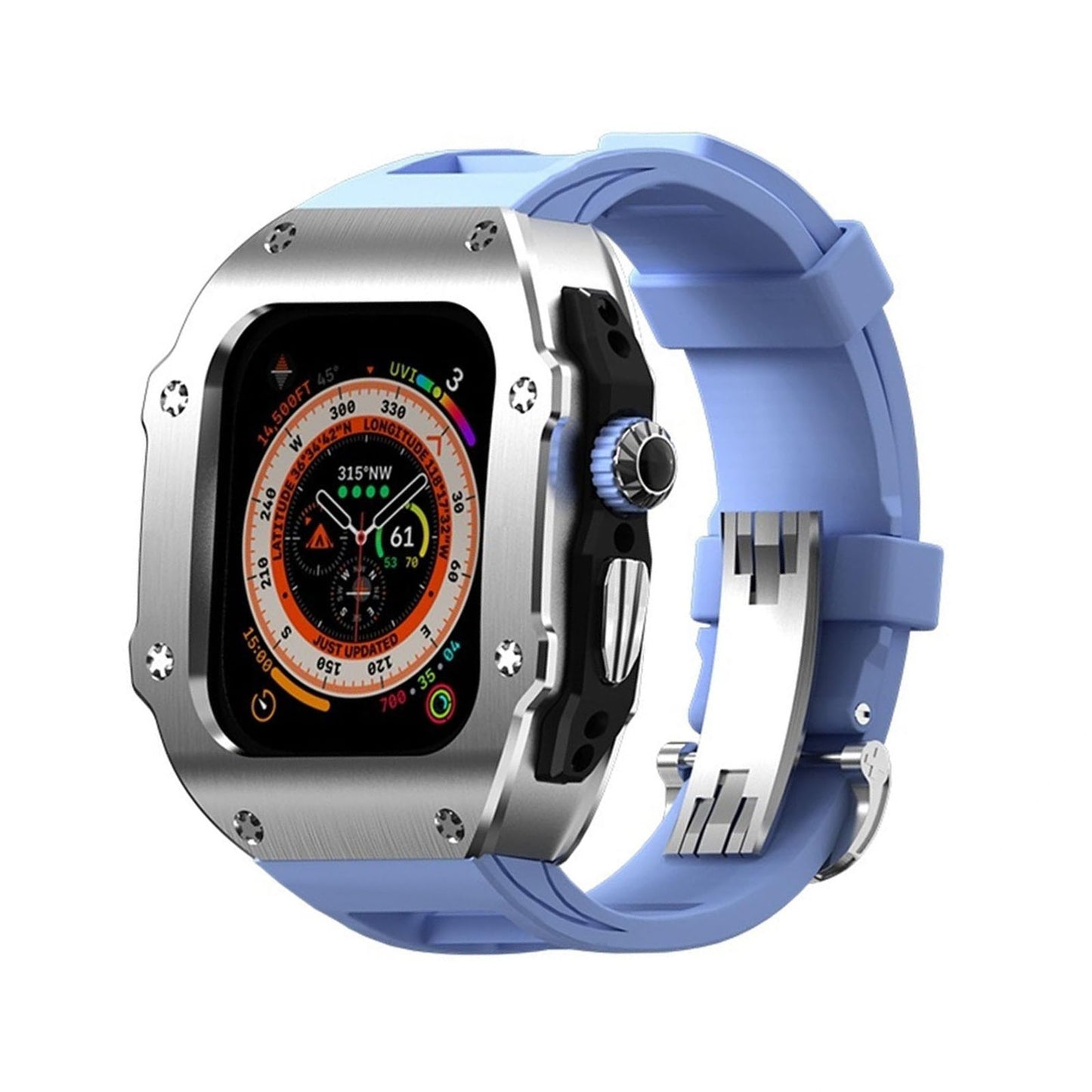 RM5005 Series - Silver Vanguard Apple Watch Ultra Case