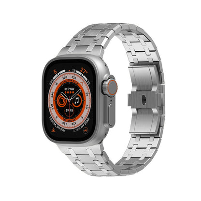 NEW AP Stainless Steel Double Chain Refit Band For Apple Watch