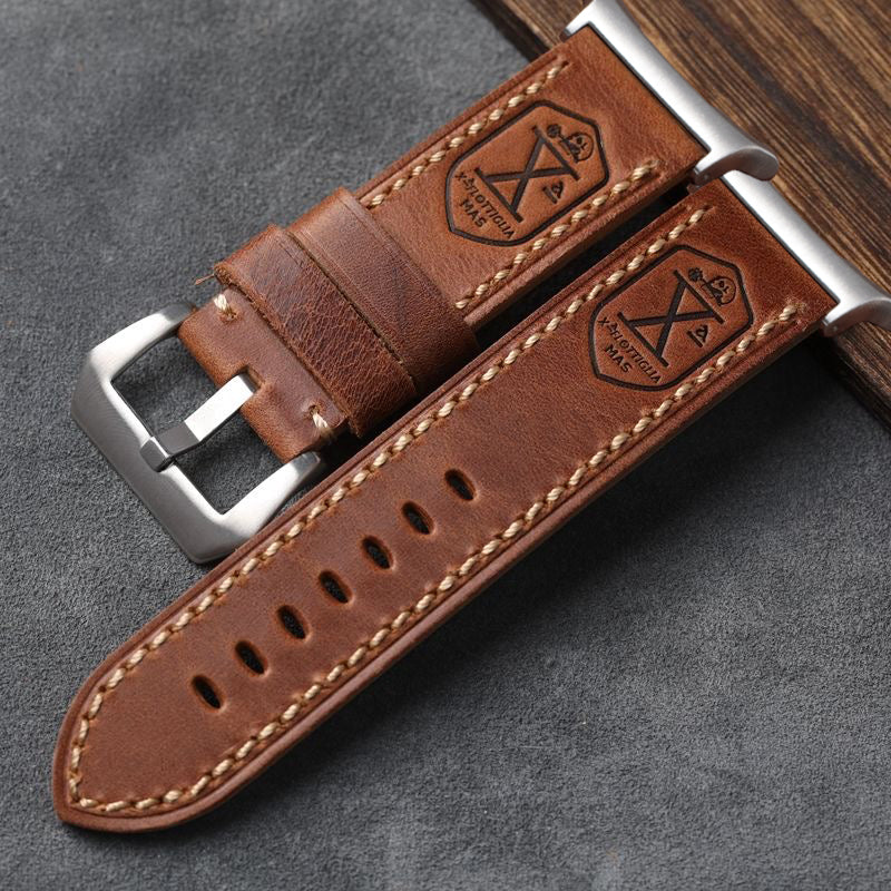 Handmade Vintage Leather For Samsung Watch Ultra