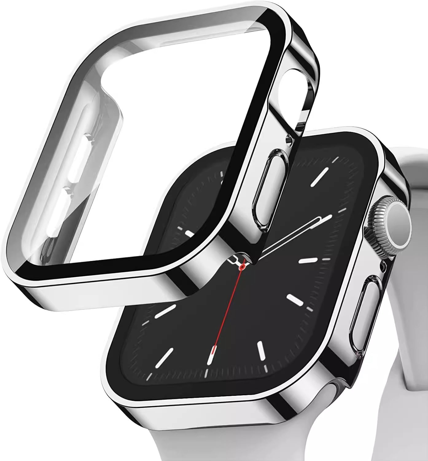 Pack Case with Tempered Glass Screen Protector for Apple Watch