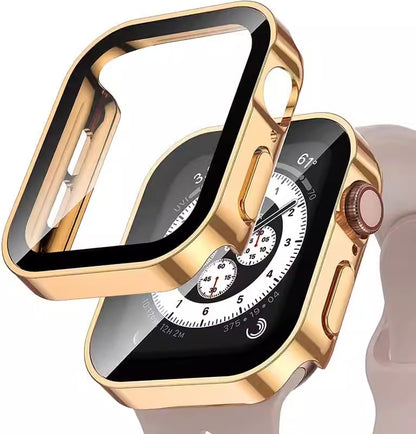 Pack Case with Tempered Glass Screen Protector for Apple Watch