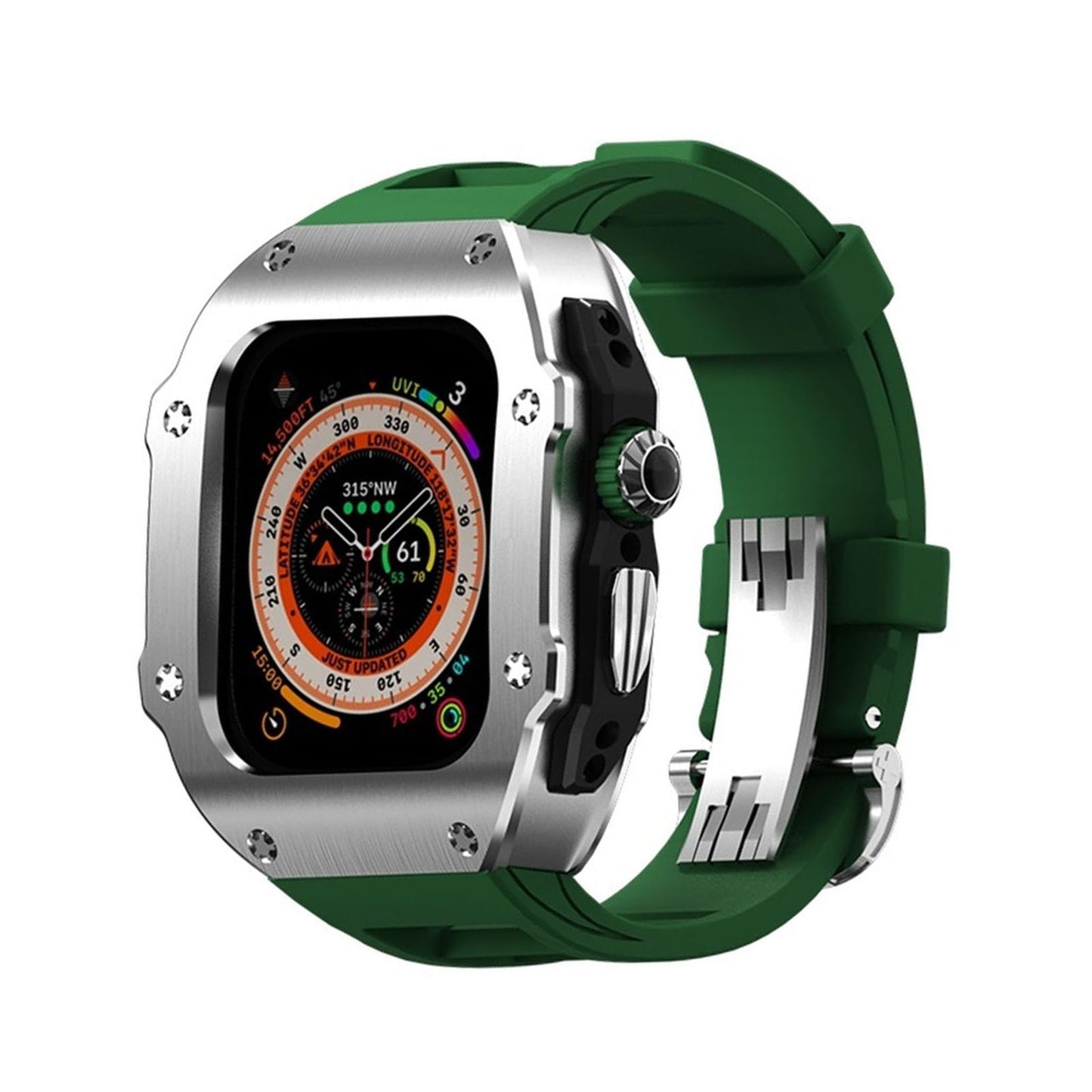 RM5005 Series - Silver Vanguard Apple Watch Ultra Case