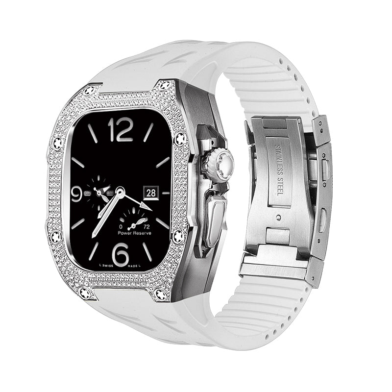 RM7006 Zircon Series - Silver Tank Pro Apple Watch Ultra Case