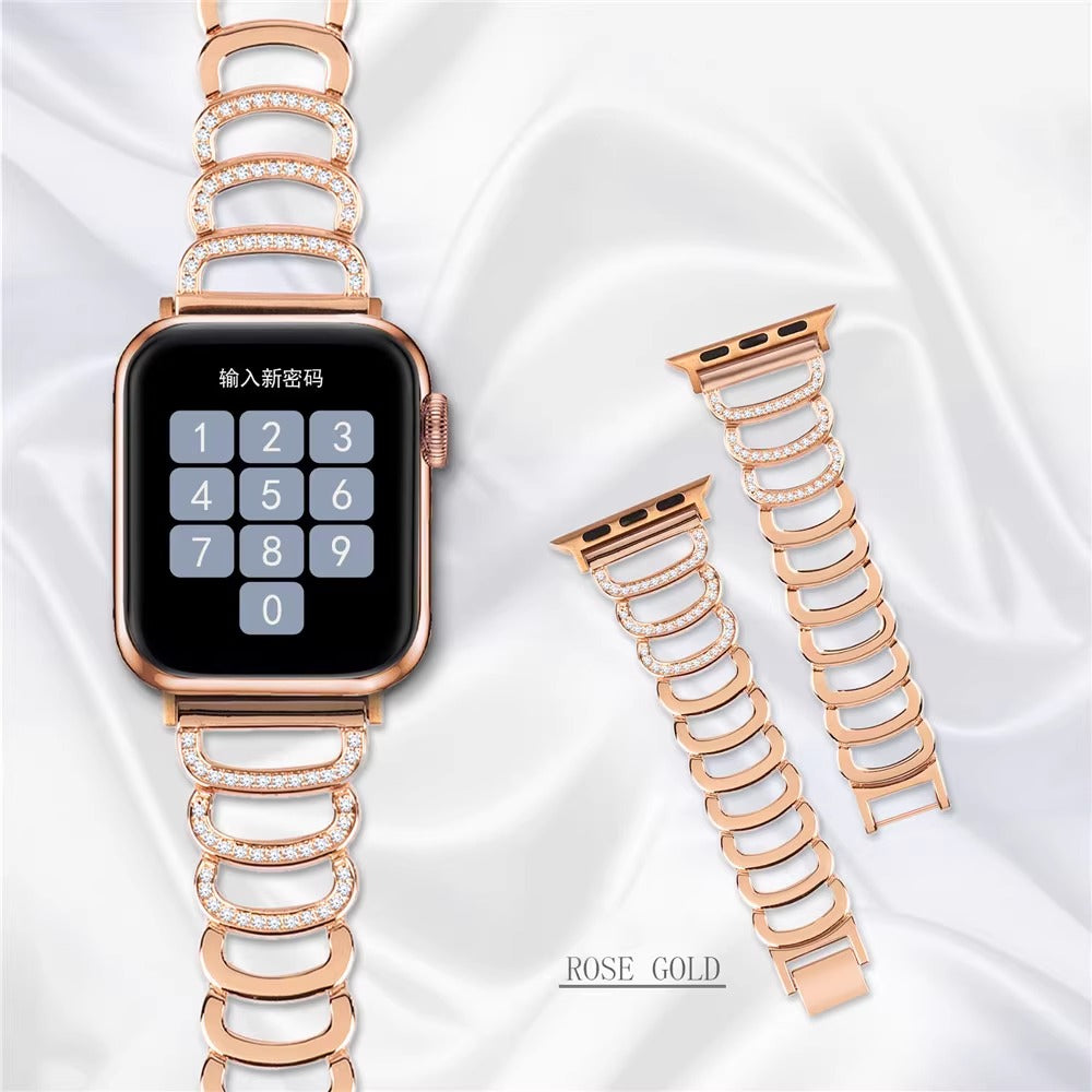 Bling Diamond Link Bracelet For Apple Watch