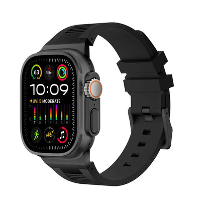 AP New Connector Silicone Band For Apple Watch