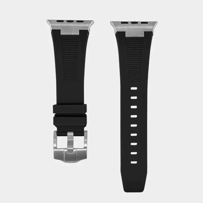 AP New Connector Silicone Band For Apple Watch