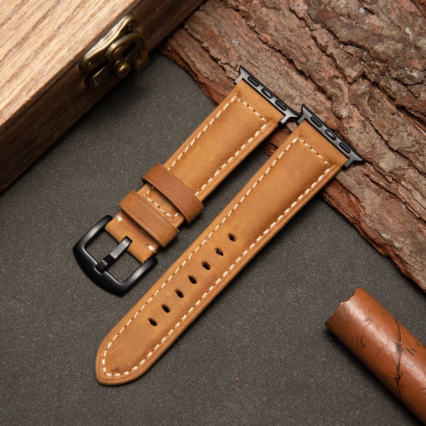 Classic Leather Apple Watch Band