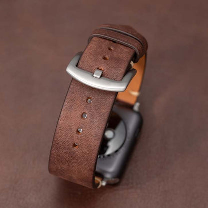 Premium Italian Leather Strap For Apple Watch