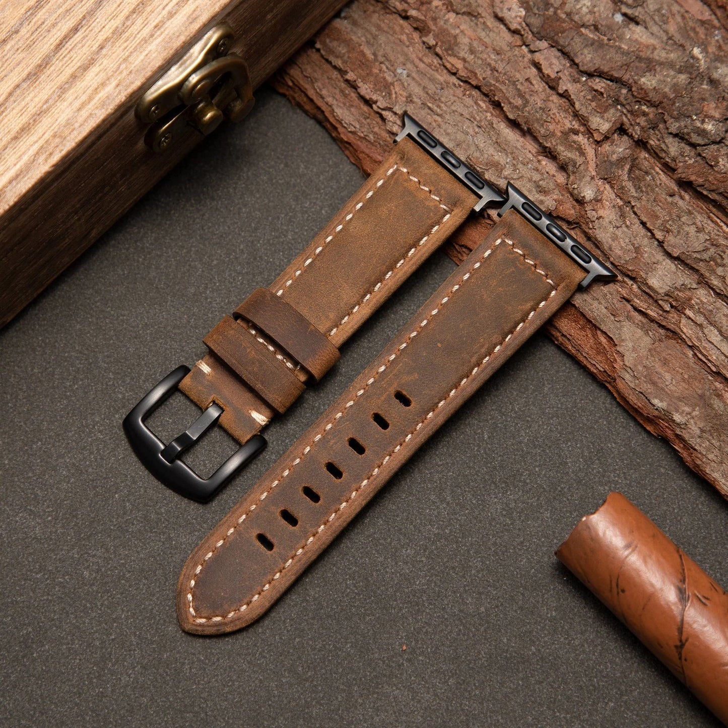 Classic Leather Apple Watch Band