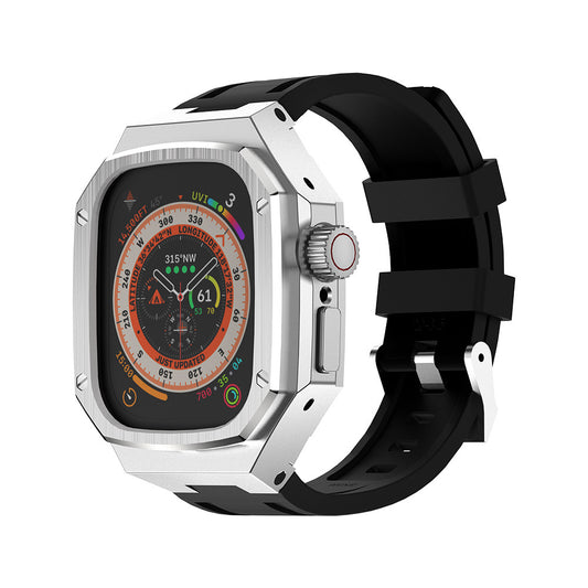 PIGUTE Pro Series Silver Apple Watch Case