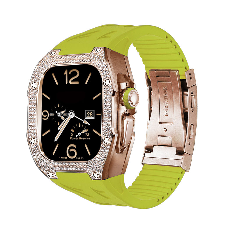 RM7006 Zircon Series - Golden Tank Pro Apple Watch Ultra Case