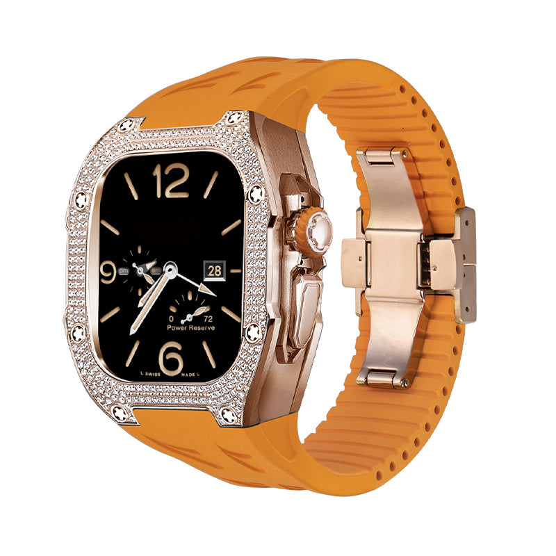 RM7006 Zircon Series - Golden Tank Pro Apple Watch Ultra Case