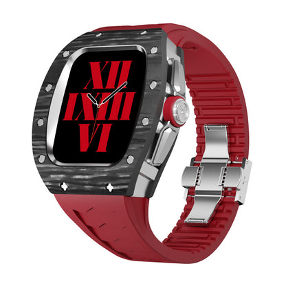 RM9008 Carbon Fiber Series - Oyama Wine barrel Apple Watch Case