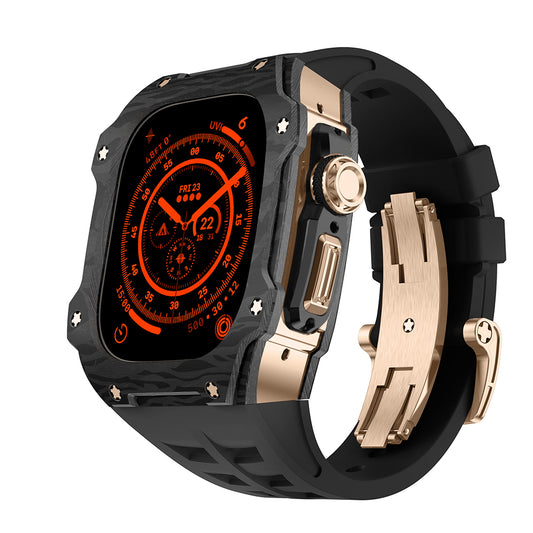 RM7015 Carbon Fiber Series - Royal Vanguard Apple Watch Ultra Case